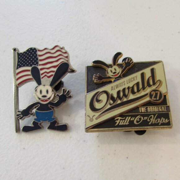 Disney Pins Oswald Holding American Flag / Oswald "Full O Hops" - 2014 - Picture 1 of 12